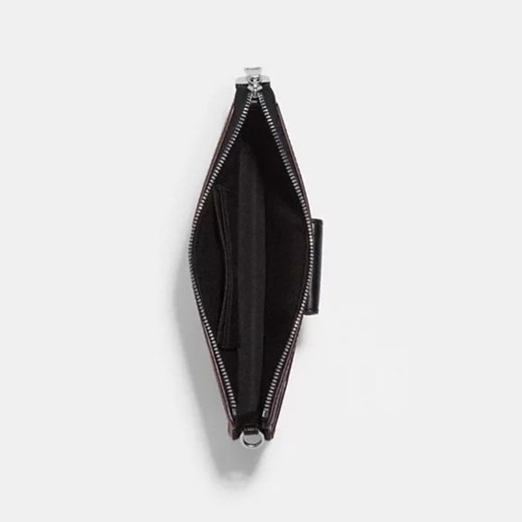 🐆Coach Poppy Crossbody With Card Case With Leopard Print And Signature Canvas - Picture 5 of 14